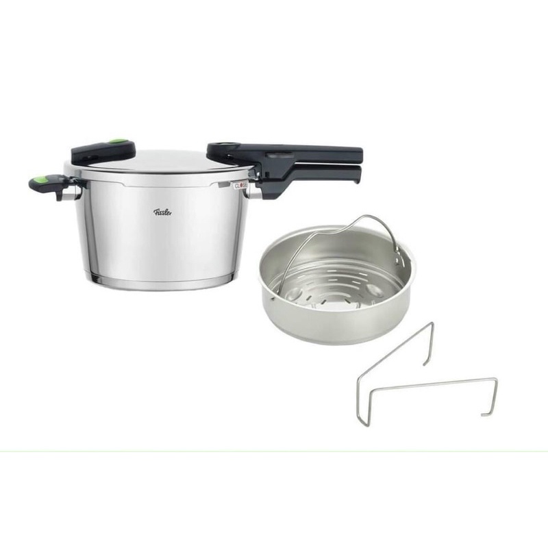 NỒI ÁP SUẤT FISSLER QUICK GREEN 4.5L TẶNG KÈM XỬNG HẤP