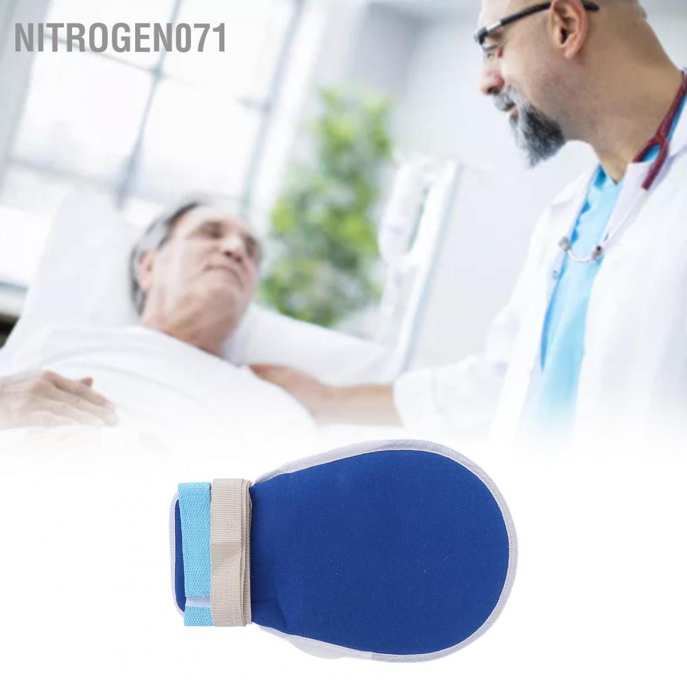 Nitrogen071 Hạn chế Găng tay Ngăn ngừa Tự chấn thương Trầy xước Kiểm soát An toàn Thoáng khí cho Người cao tuổi