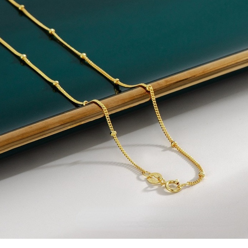 Vàng 18K S925 bạc sterling Vòng cổ Thiết kế khác nhau / Chiều dài mạ vàng Dây chuyền nữ trang sức Quà tặng