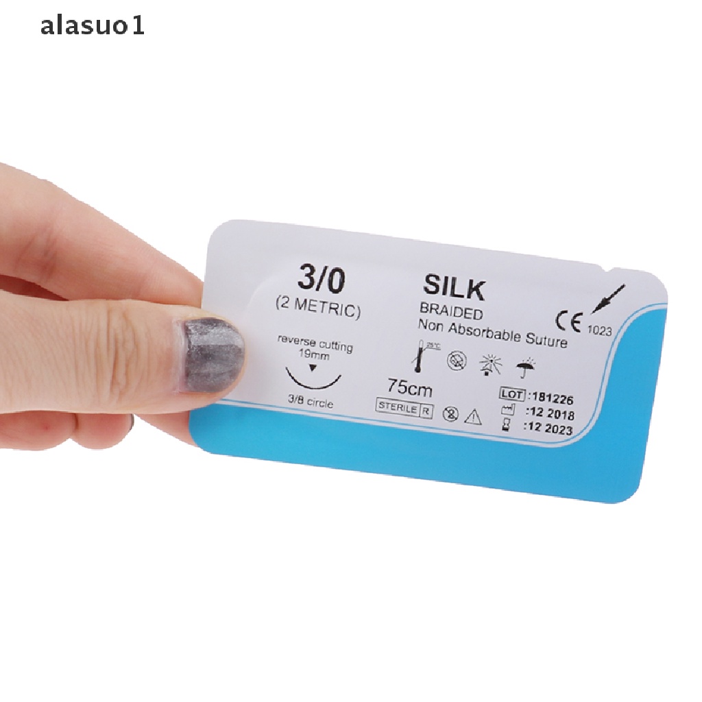 Bộ 12 Kim Chỉ Lụa Y Tế Dùng Trong Nha Khoa alasuo1