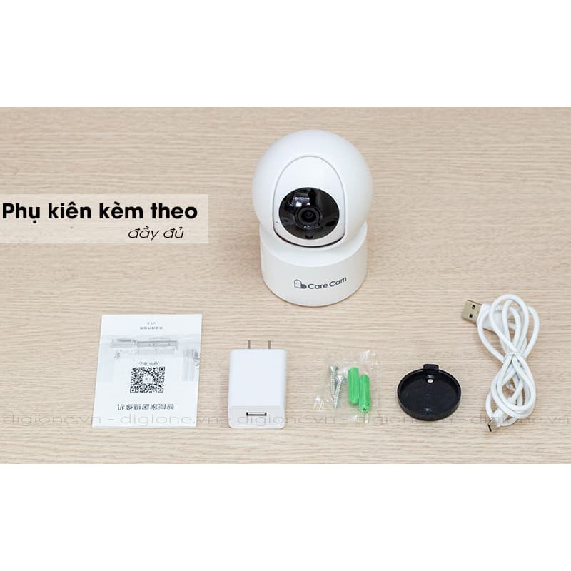 Camera Wifi 3 Râu CARECAM xoay 360 độ 2.0MPX, độ phân giải FULL HD 1920x1080p | BigBuy360 - bigbuy360.vn