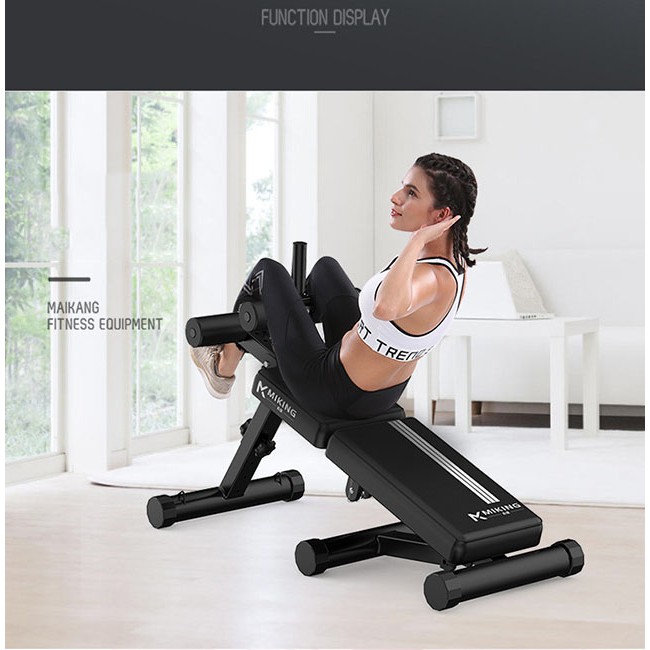 Ghế tập cơ bụng vuông đa năng tập cơ toàn thân, máy tập cơ bụng chịu lực tốt thiết kế tinh tế sang trọng hàng chất lượng