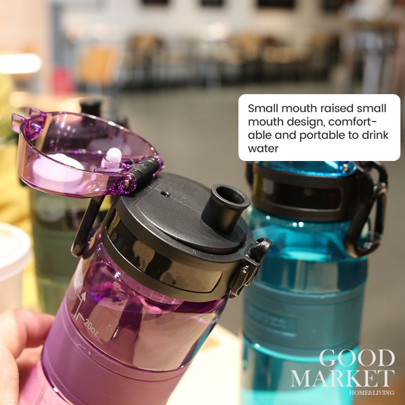 Bình Nước 500ML Bằng Nhựa Có Tay Cầm Tiện Dụng