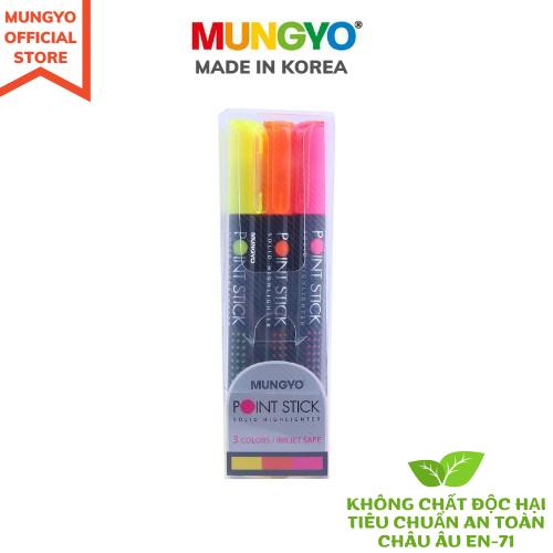 Bút Dạ Quang Sáp Vặn, Bút Dấu Dòng, Bút Nhớ Dòng Hàn Quốc Mungyo MSH-12
