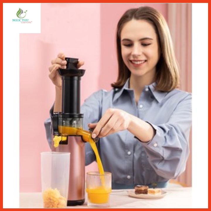 Máy ép chậm NỘI ĐỊA TRUNG, máy ép trái cây hoa quả tốc độ chậm, kiệt nước - 100% chính hãng