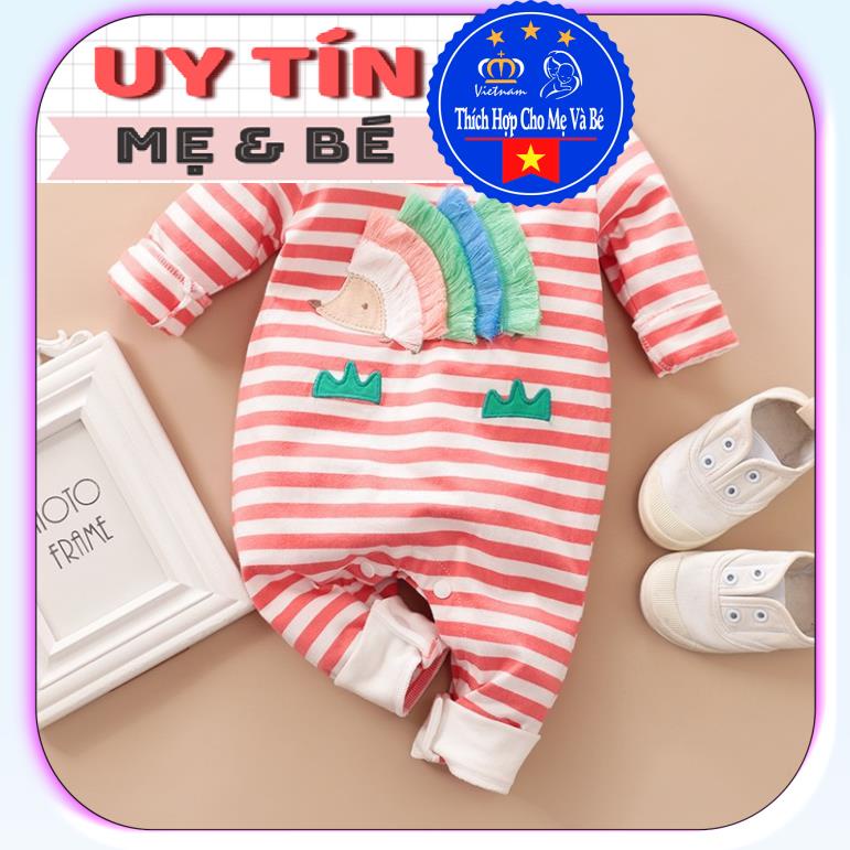 BodySuit giáng sinh noel cho bé, áo liền thân dễ thương dài tay ngắn tay cho bé gái và bé trai, cotton 100%, Aiueo Nhật.