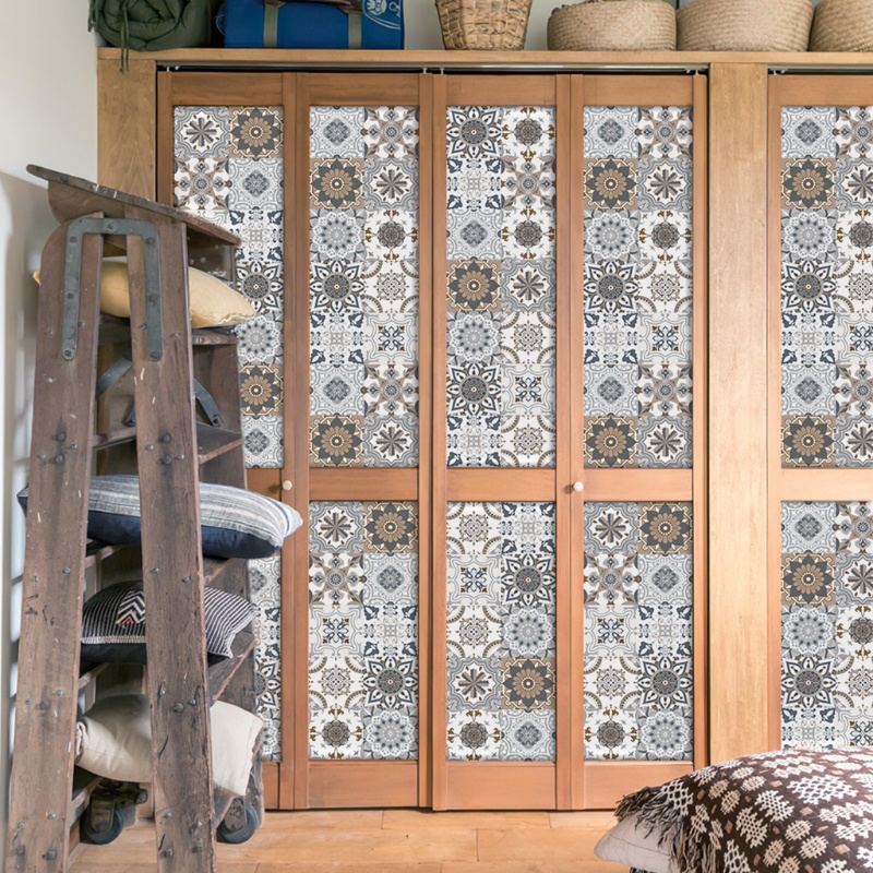 Set 10 Miếng Dán Viền Cầu Thang Chống Nước Có Thể Tháo Gỡ Cho Nhà Bếp Nhà Tắm