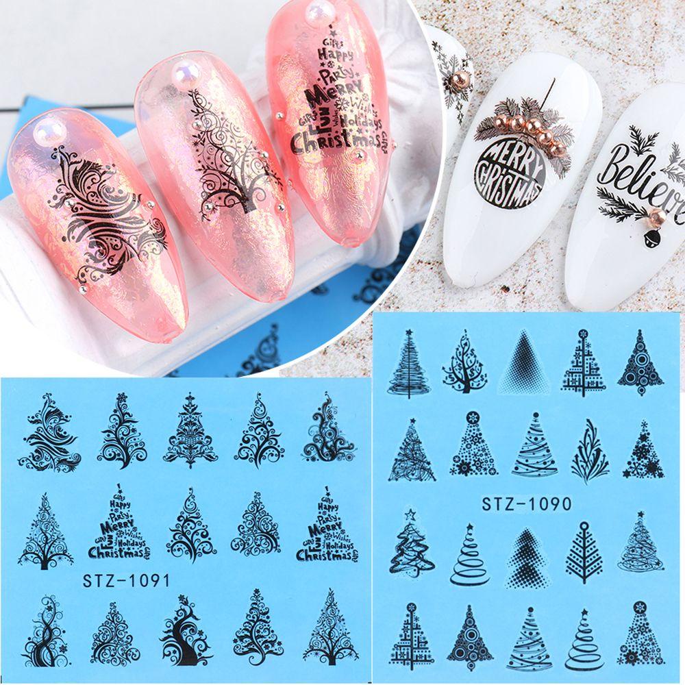 Set 16 Hình Dán Trang Trí Móng Tay DIY Thời Trang