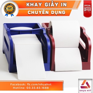 Khay đựng giấy in nhiệt NHỰA HVT chuyên dùng cho máy in nhiệt HPRT EK100 size giấy 100*100 và 150*100