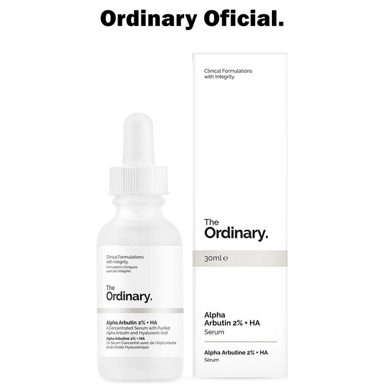 The Ordinary Alpha Arbutin 2%+ HA Làm trắng, giảm thâm, Căng Mịn Da