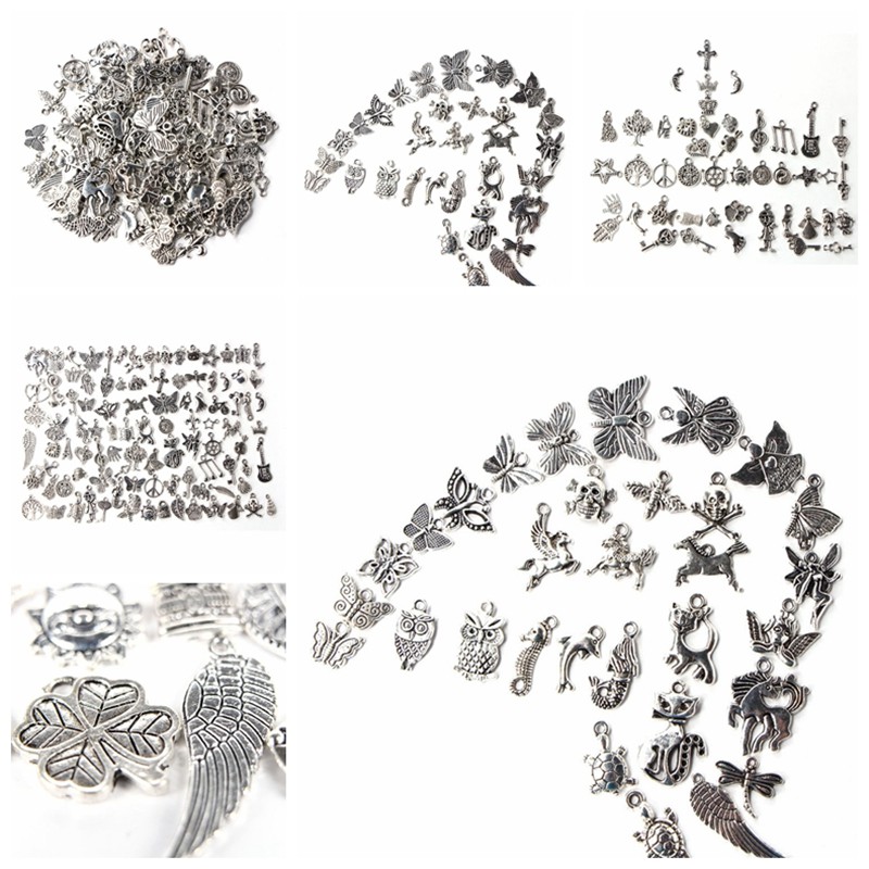 Set 100 Mặt Dây Chuyền Bạc Tây Tạng