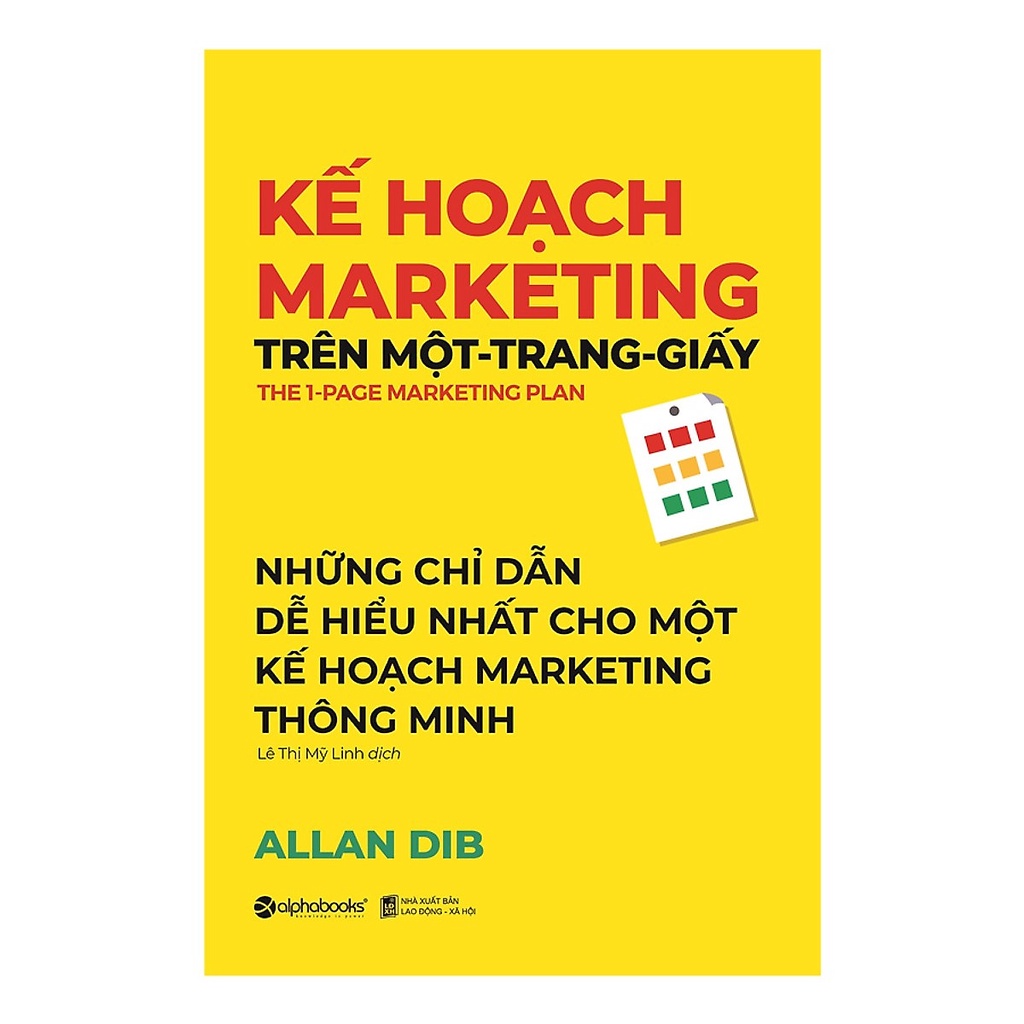 Sách - Kế hoạch marketing trên một trang giấy