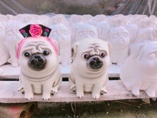 Chó và lợn đất 3D tiết kiệm tiền ,siêu dễ thương