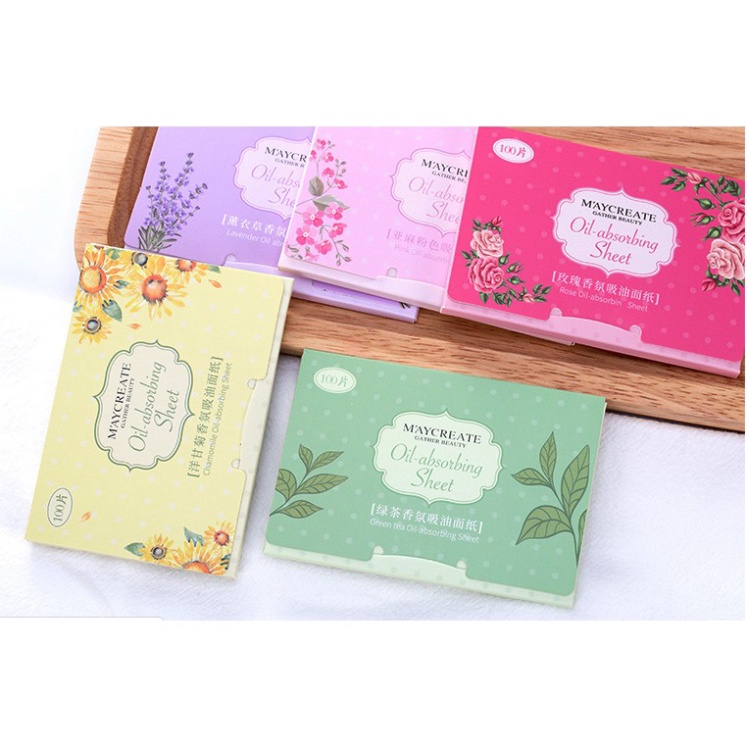 SALE!!! Giấy Thấm Dầu Cao Cấp 100 Miếng Maycreate