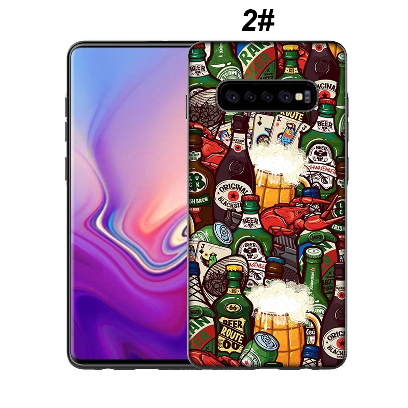 Ốp lưng độc đáo cho Samsung Galaxy S10 S9 S8 Plus S7 S6 Edge YX6 Beer cover art