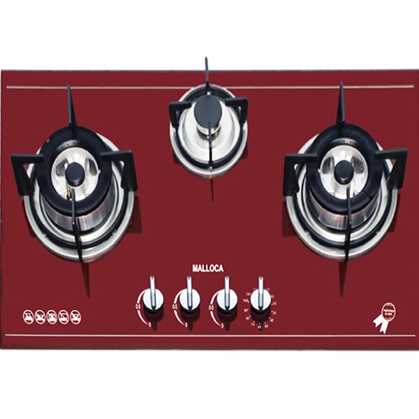 Bếp gas âm Malloca AS-930 - màu B/R/G