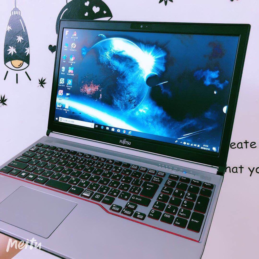 Laptop Fujitsu E754 Core i5-4200M, 8gb Ram, 256gb SSD, 15.6inch HD máy Nhật Bản siêu bền.