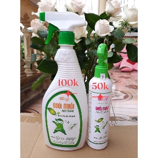 Xịt đuổi muỗi tinh dầu sả chanh an toàn cho bé Orenji 250-600ml