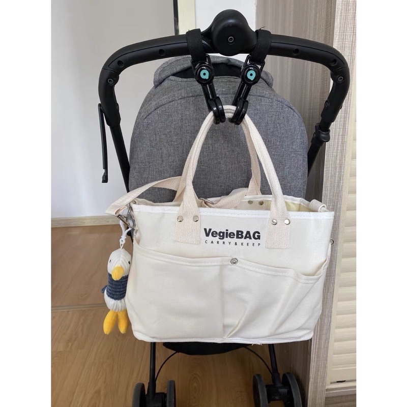Túi Xách VegieBag Túi Bỉm Sữa Đa Năng Phong Cách Hàn Quốc Cao Cấp loại 1 Cho Mẹ và Bé