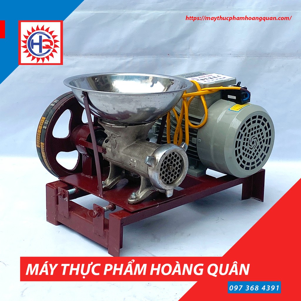 Máy đùn thịt, đùn xương 2.2kW - cối gang 22 - 2 DÂY CUROA