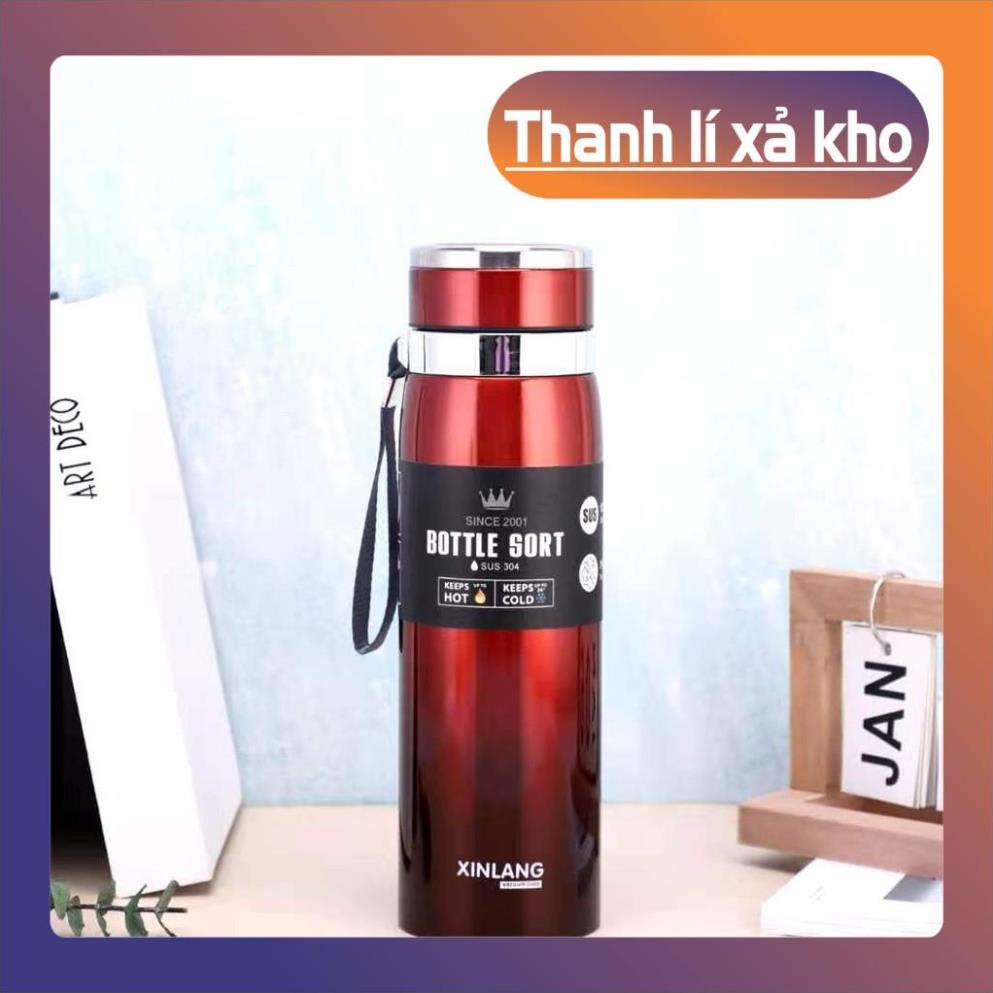 Bình Giữ Nhiệt Inox Bottle Sport 1000ML, Chuẩn Inox 304, Giữ Nhiệt Trên 8 Tiếng, Siêu Tiện Cho Mùa Hè Nóng Nực - Hè 3D