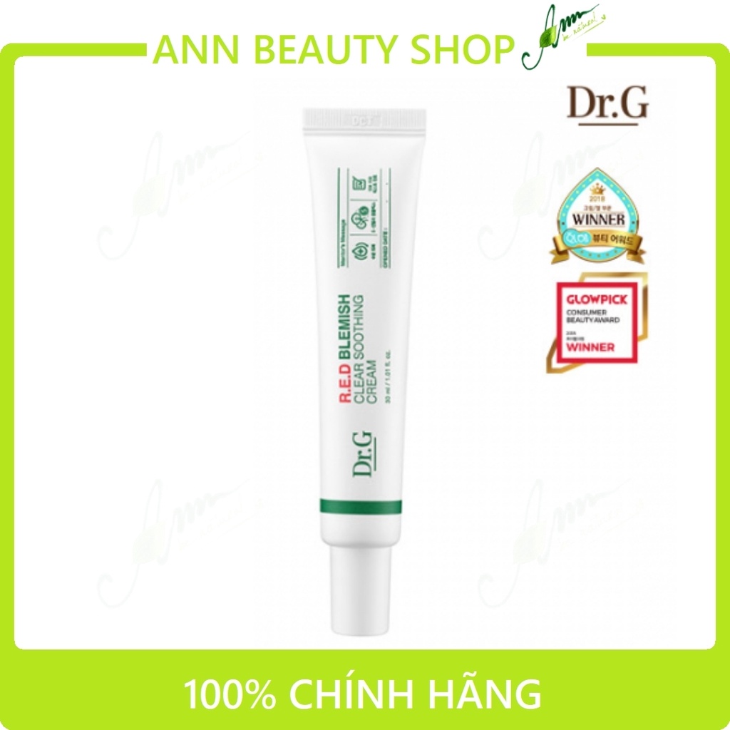 Kem dưỡng ẩm cho da mụn, da nhạy cảm Dr.G R.E.D Blemish Clear Soothing Cream