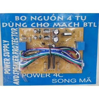 Mạch Lọc Nguồn Cho Công Suất BTL 4 Tụ kèm dây