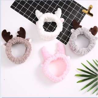 [5 MÀU] Băng đô sừng tuần lộc hàn quốc siêu cute