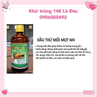 Dầu trừ mối, mọt M- 4 chai 480ml