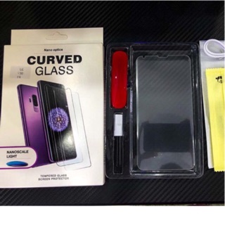 Dán kính cường lực Full keo UV cho LG V30 Full keo màn hình không che tai thỏ