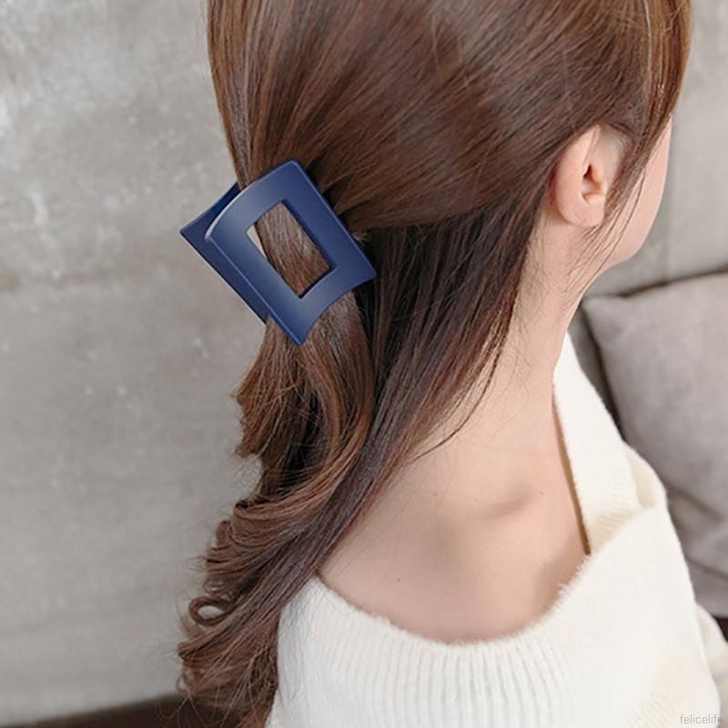 Kẹp tóc móng vuốt hình vuông thời trang nữ Hàn Quốc