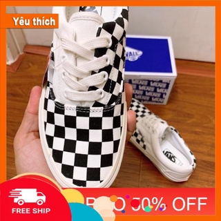  Giày vans. caro buộc dây hàng 1:1 chất lượng ( full box + freeship )