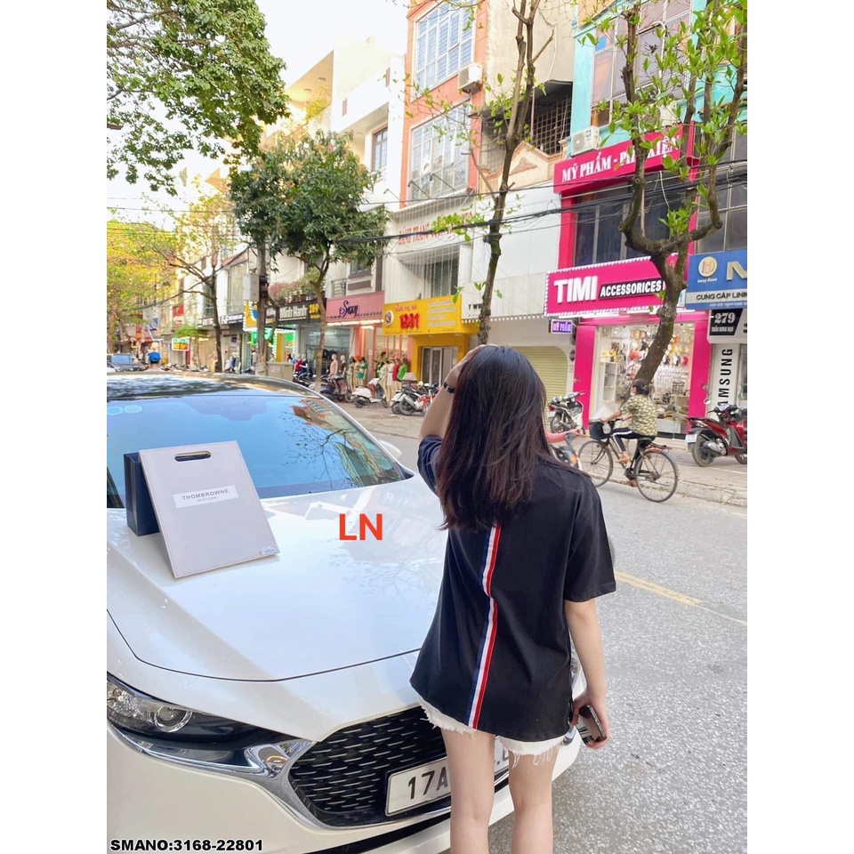 [ GIÁ RẺ ] Áo Phông 2 Vạch Sau Lưng .Áo thun nam nữ chất cotton from rộng Unisex