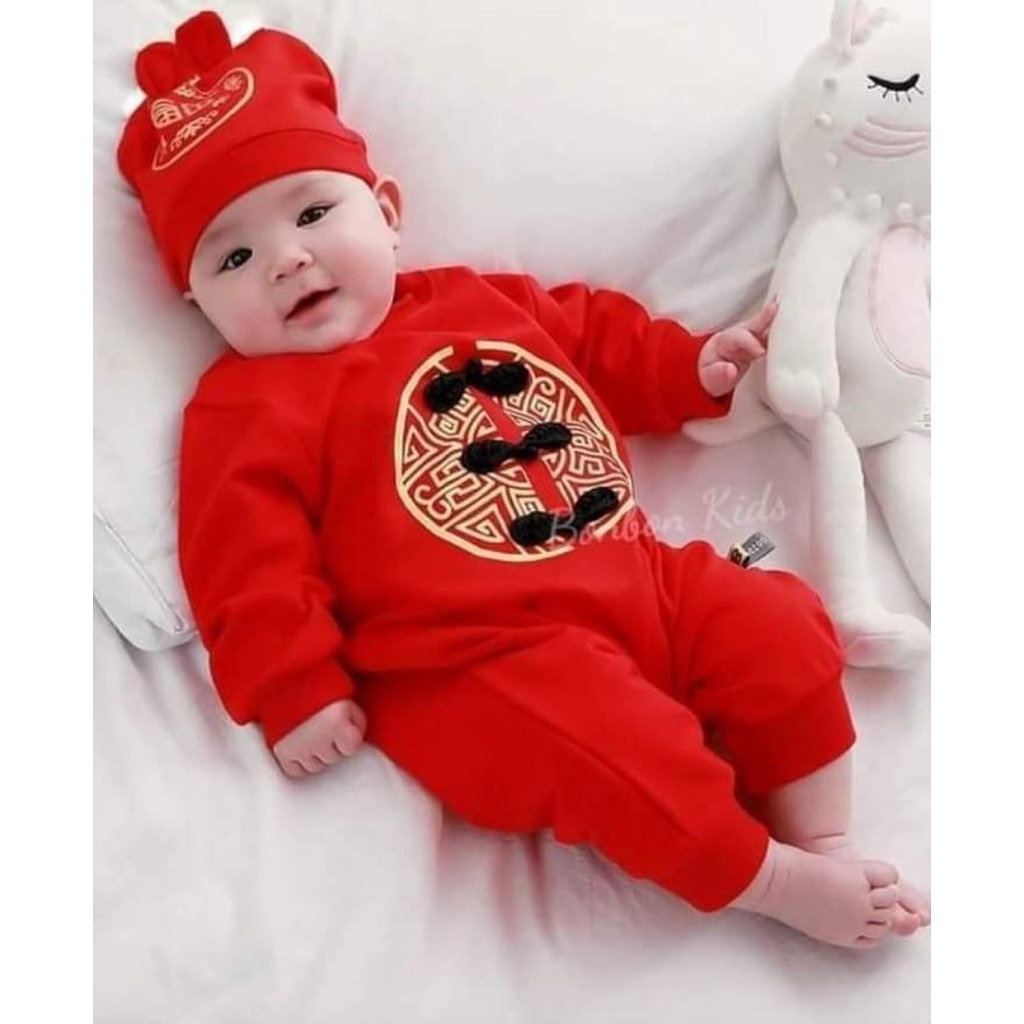 Body Tết Vải Cotton Nỉ Cho Bé Trai Bé Gái