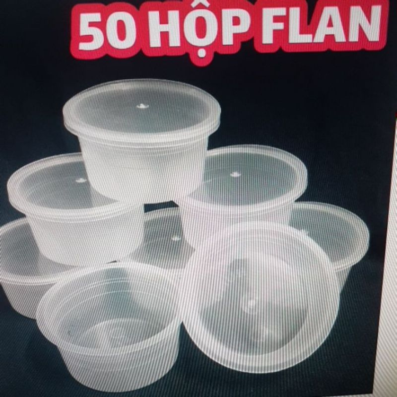 Hủ bánh flan 1 Lốc 50 cái