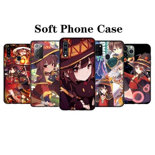 Ốp điện thoại silicon tpu mềm hình anime konosuba megumin cho realme 3 5 5i 5s 5 6 6i 7i 7 pro 4g q yml89
