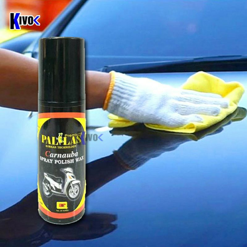 Xịt Phủ Bóng Pallas Tạo Lớp Bóng Kiếng Nano Cho Bề Mặt Sơn Chống Bám Nước Bụi Bẩn Dung Tích 75ml.