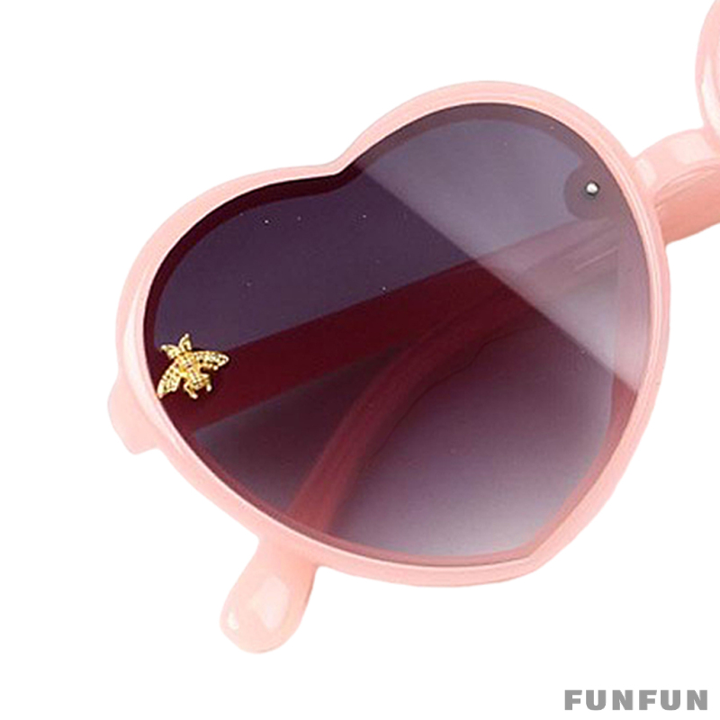 Heart Shape Kids Sunglasses Eyewear for Children Gift Party UV400 Protection