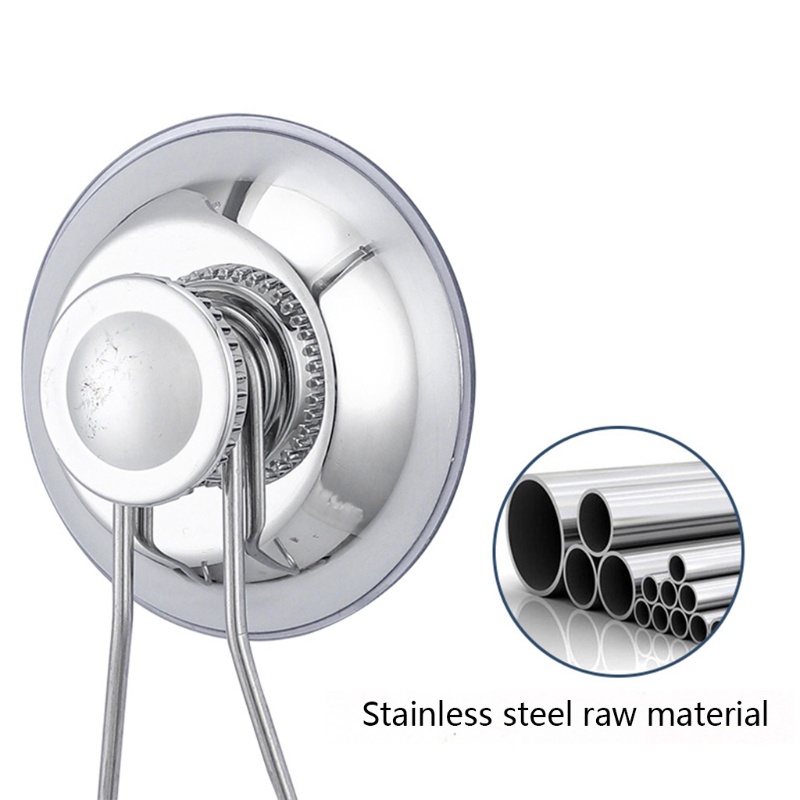 Móc Treo Vòi Hoa Sen Hai Đầu Hút Chân Không Dày Dặn Tái Sử Dụng Được