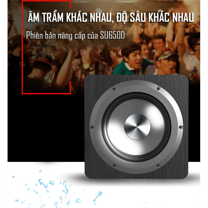 Loa Sub Điện Tạo Âm Siêu Trầm Đường Kính 16.5Cm Cao Cấp Karaoke Nghe Nhạc Chuyên Nghiệp Ibass Su650D