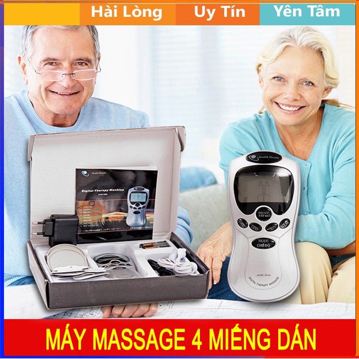 Máy mát xa vật lý trị liệu toàn thân 4 miếng dan