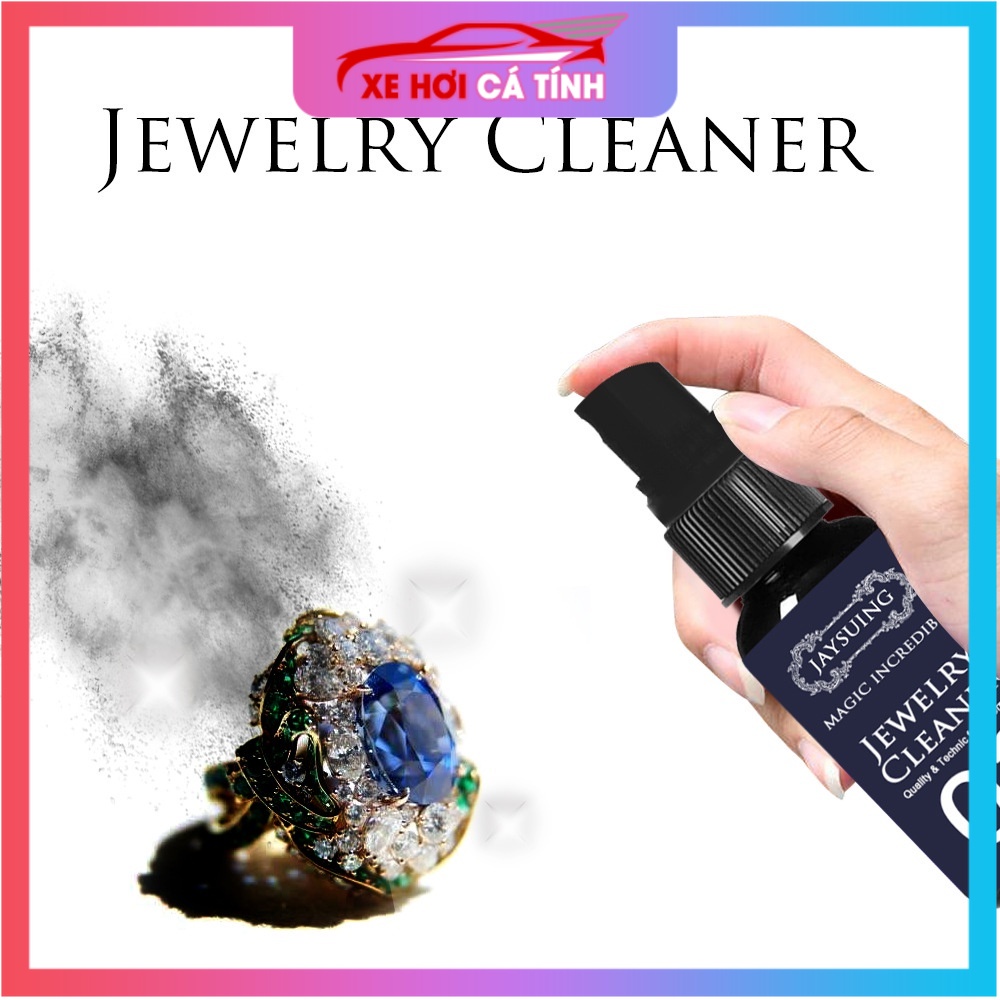 [⚡FREE SHIP⚡] Chất Tẩy Rửa Trang Sức Làm Sạch Đồng Hồ Vàng Bạc Nhẫn Kim Cương Dây Chuyền Vòng Cổ Vệ Sinh Và Loại Bỏ Rỉ S