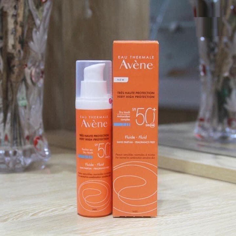 Kem Chống Nắng Avene Cleanance Fluide Fluid SPF50+ 50ml Mẫu Mới