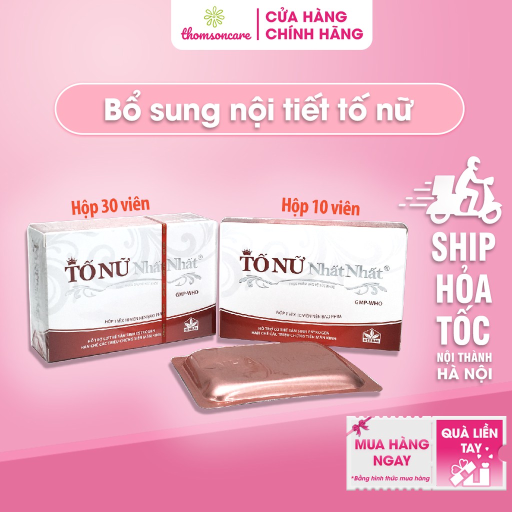 Tố Nữ Nhất Nhất - bổ sung nội tiết tố nữ - đẹp da