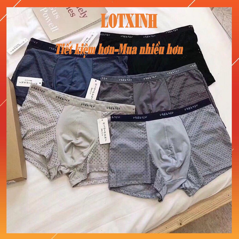 Sịp đùi thông hơi cao cấp dành cho nam, chất liệu mềm mịn bền đẹp thoáng mát LOTNAM06