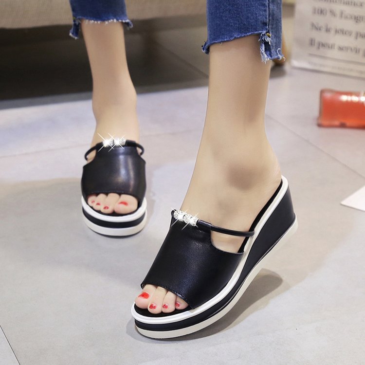 Dép sandal đế xuồng thời trang mùa hè cho nữ