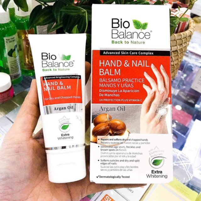 Kem dưỡng bàn tay & móng tinh dầu Argan Bio Balance 60ml - 0513646