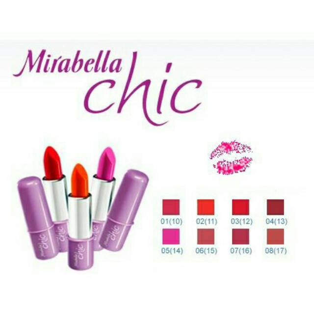 (hàng Mới Về) Son Môi Mirabella Thiết Kế Vỏ Son Độc Đáo | BigBuy360 - bigbuy360.vn