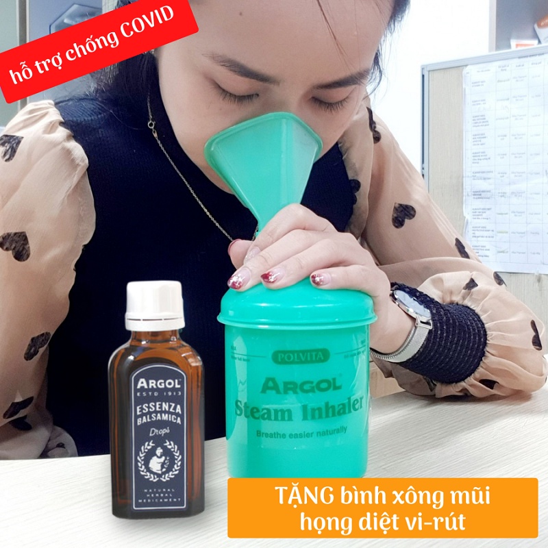 Tinh dầu Hỗ trợ cải thiện viêm xoang ARGOL CARMELITE ESSENCE 50ml Ba Lan cải thiện đường hô hấp, cảm cúm