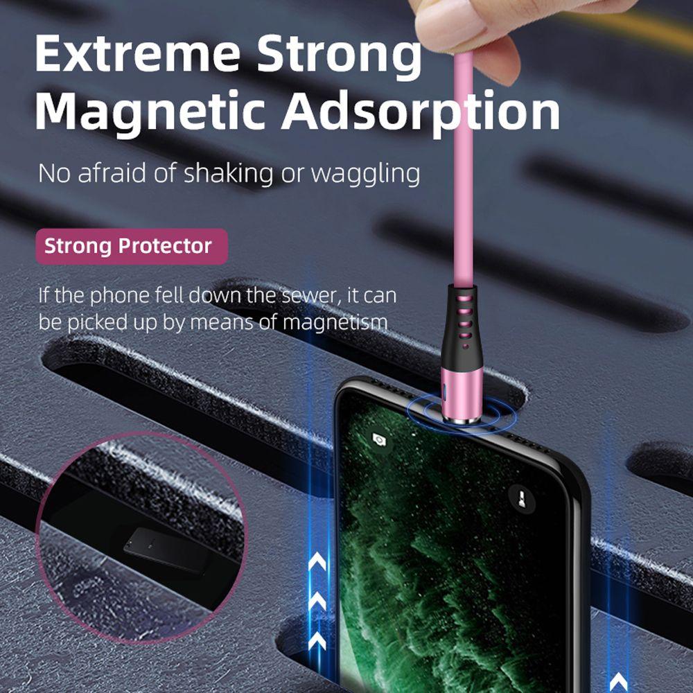 Cáp Sạc Nhanh GLENES Bằng Silicone Đầu Tròn Tiện Dụng